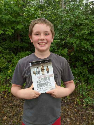 Supplied
Timothy Bueckert, 11, felt The Barren Grounds was ‘a very good book to read during a hot summer day.&rsquo;