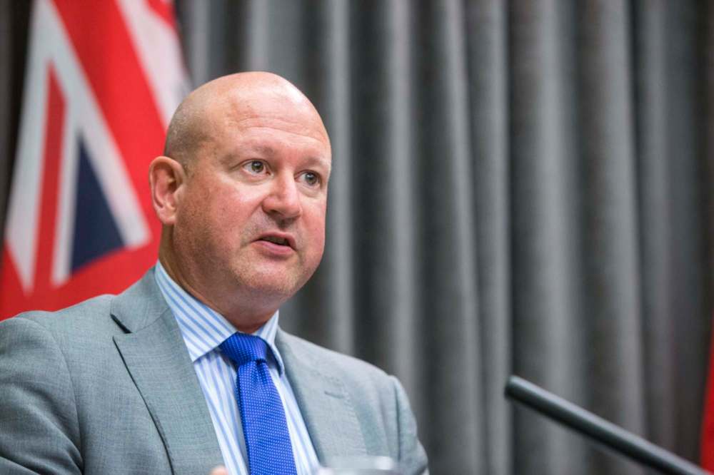 MIKAELA MACKENZIE / WINNIPEG FREE PRESS
Chief provincial public health officer Dr. Brent Roussin announced new provincial health measures Tuesday to help prevent a fourth wave of COVID-19 cases.