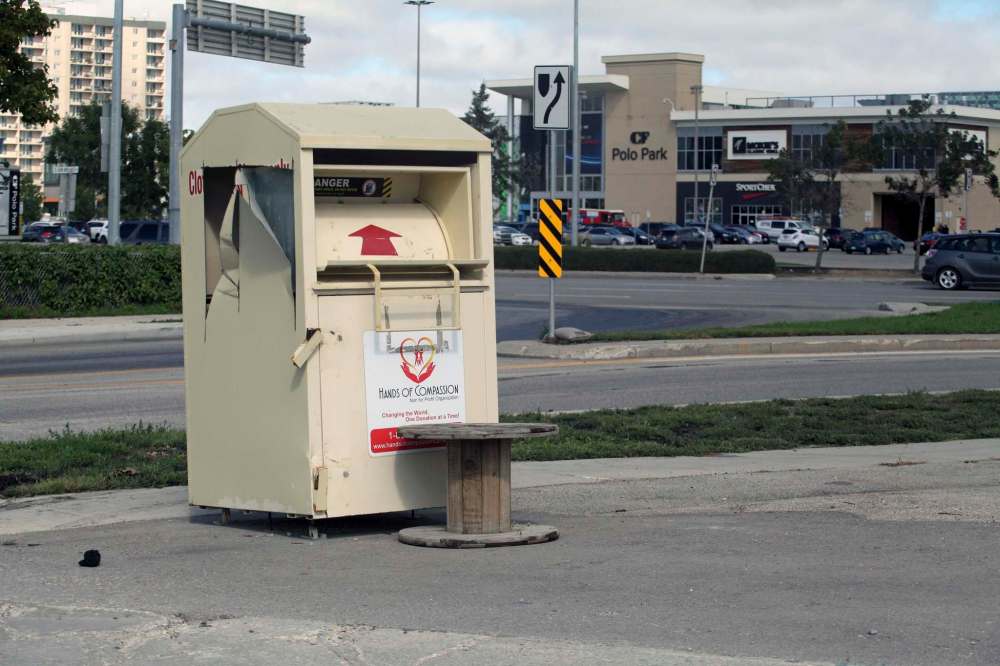 Man’s death inside clothing bin not a crime, police say Winnipeg Free