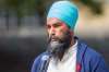 MIKAELA MACKENZIE / WINNIPEG FREE PRESS
NDP leader Jagmeet Singh speaks at the Oodena Circle at The Forks in Winnipeg on Thursday, Aug. 26, 2021. For Dylan story.Winnipeg Free Press 2021.