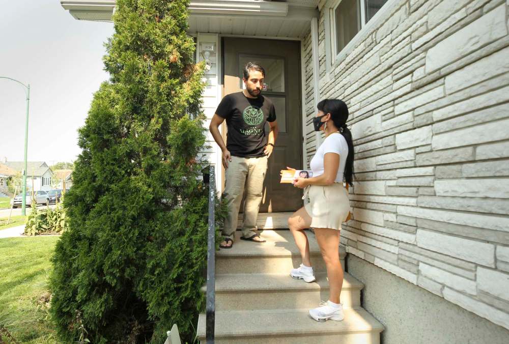 NDP MP Leah Gazan is running for re-election in Winnipeg Centre. (Ruth Bonneville / Winnipeg Free Press)