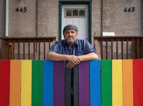 JESSICA LEE/WINNIPEG FREE PRESS
‘There is space to use language as a bridge to connect with people without compromising our moral position,&rsquo; says Jamie Arpin-Ricci, pastor of Little Flowers Community, a Christian congregation in the West End.