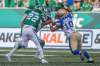 Blue Bombers slotback Nic Demski (right) made up for what he felt was a down week in the Labour Day Classic with fove receptions for 134 receiving yard in the Banjo Bowl. (Kayle Neis / The Canadian Press files)