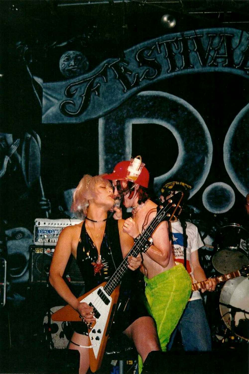 SUPPLIED
Wilson (right) and Ligaya Fatima perform in the Vancouver punk band JP5.