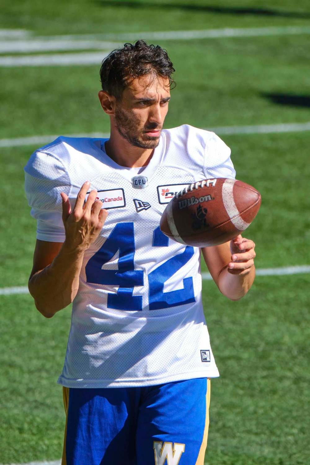 MIKE DEAL / WINNIPEG FREE PRESS
New guy Ali Mourtada showed his stuff for the first time.