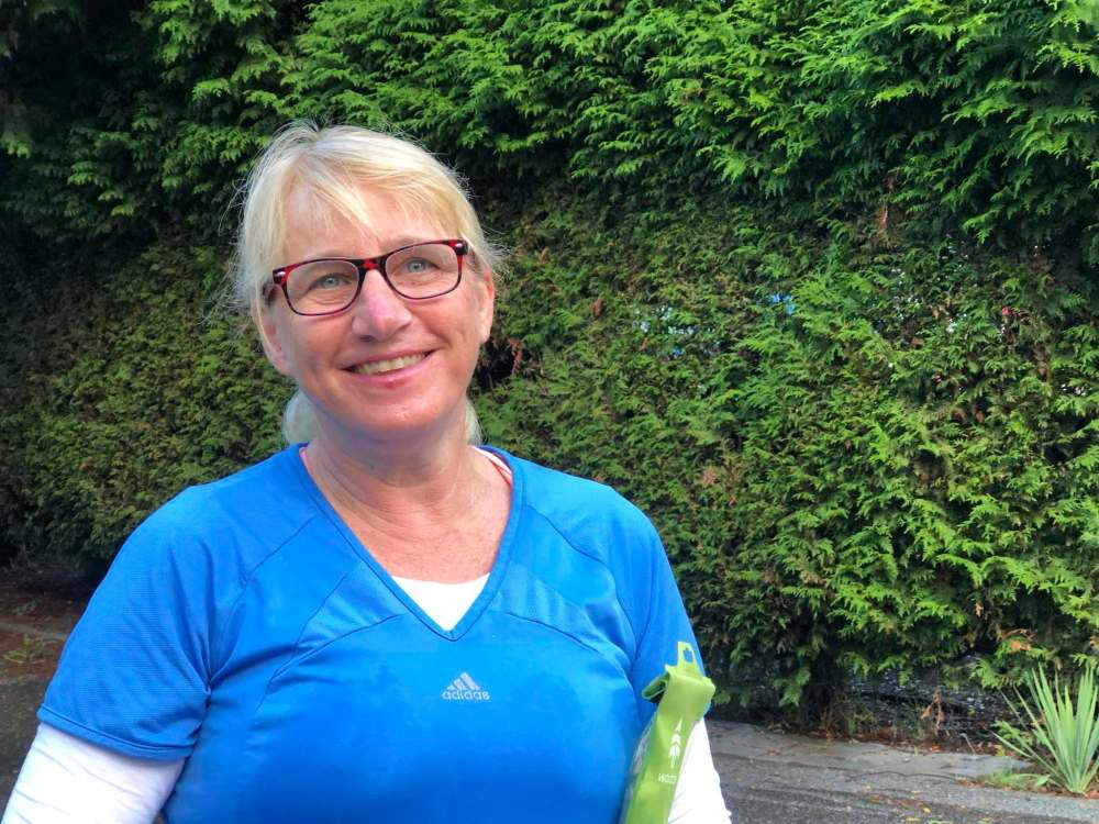 Fort Langley resident Jen VanderBeek says B.C. is used to be ignored in federal elections, and is excited by the idea of Western Canada having more of a voice in Parliament. (Dylan Robertson / Winnipeg Free Press)