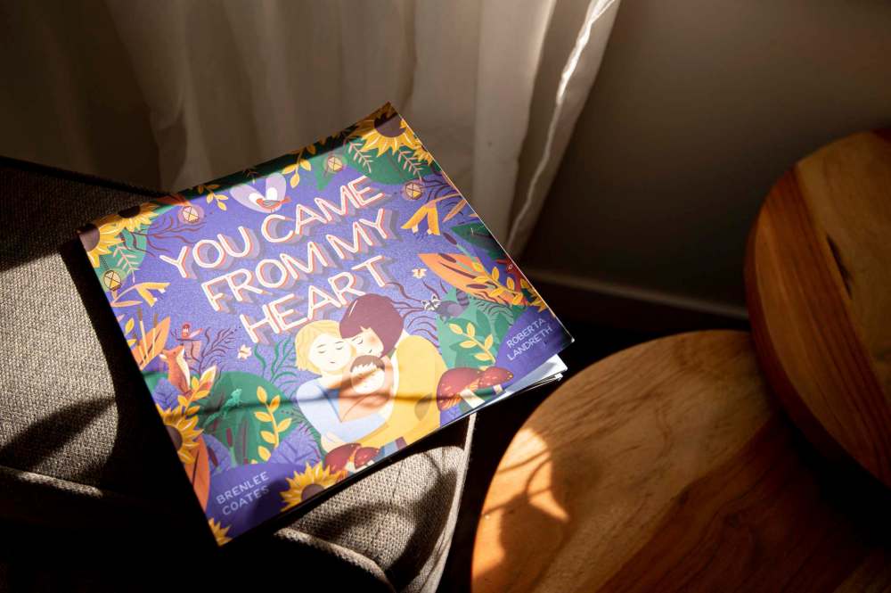 MIKE SUDOMA / Winnipeg Free Press
Brenlee Coates’ self-published children’s book You Came From My Heart will be available locally in November.