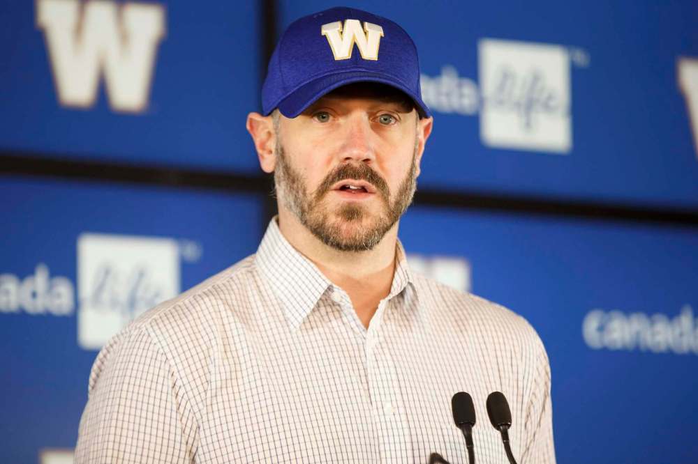 MIKE DEAL / WINNIPEG FREE PRESS FILES
Winnipeg Blue Bombers offensive co-ordinator Buck Pierce.