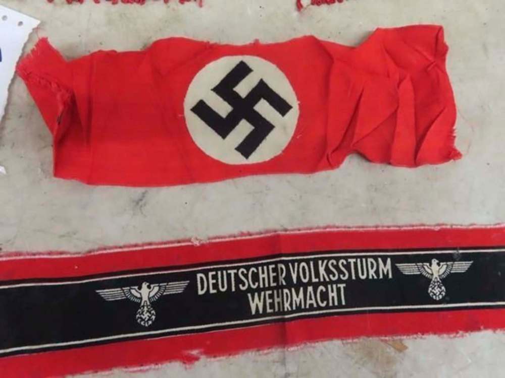 MCSHERRY AUCTION SERVICES
Nazi paraphernalia is up for sale in an online estate auction being handled by Stonewall’s McSherry Auction Services.