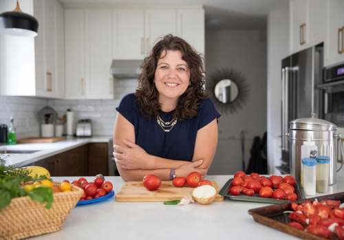 photos by JESSICA LEE / WINNIPEG FREE PRESS

Cookbook author Getty Stewart has paired up with Love Food Hate Waste Canada to help reduce household food waste.