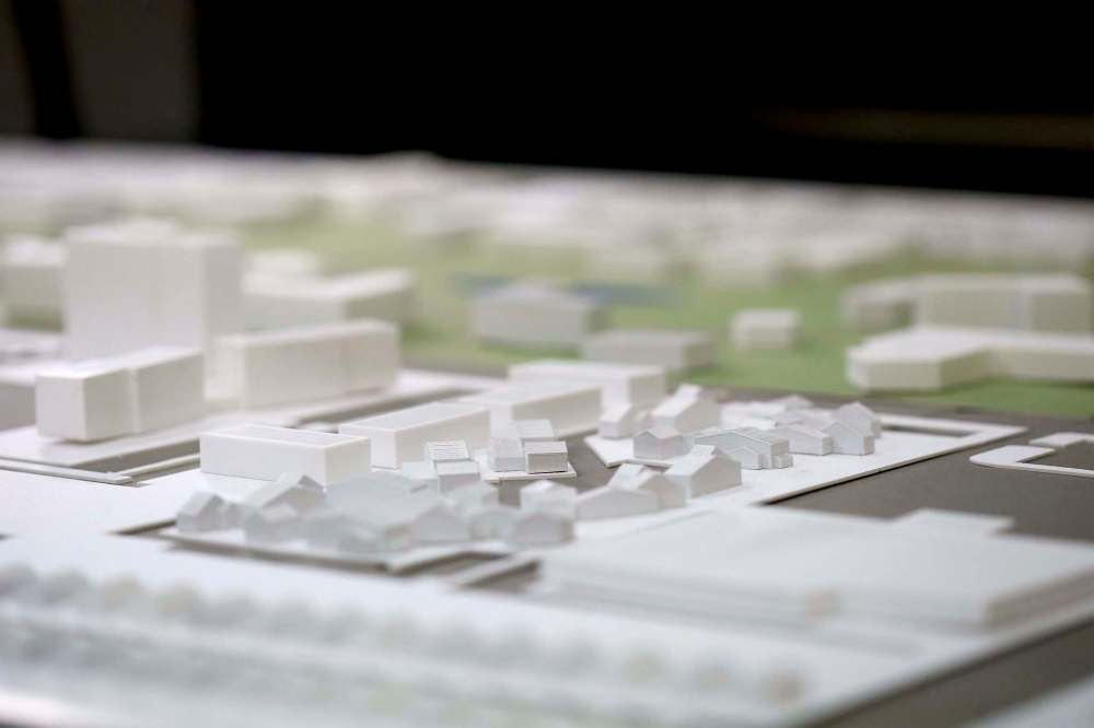 The site will eventually include a mixed-use village and commercial, residential, sports and recreation, cultural campus, education and community spaces. (Shannon VanRaes / Winnipeg Free Press)
