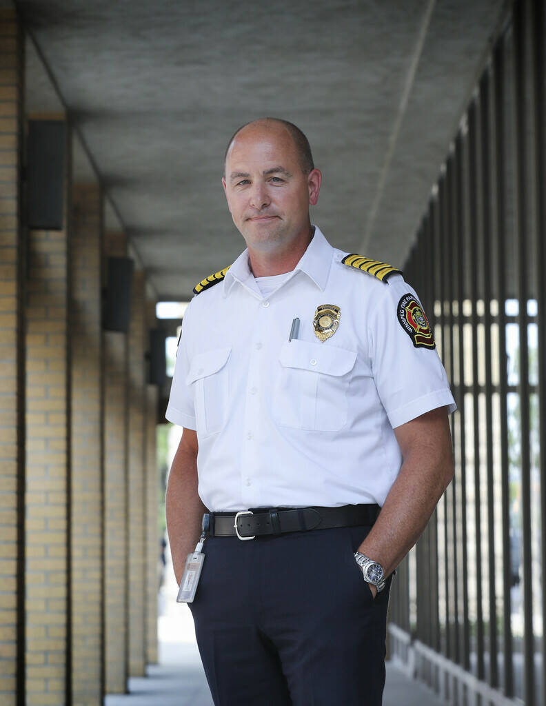 RUTH BONNEVILLE / WINNIPEG FREE PRESS FILES
WFPS Chief Christian Schmidt.