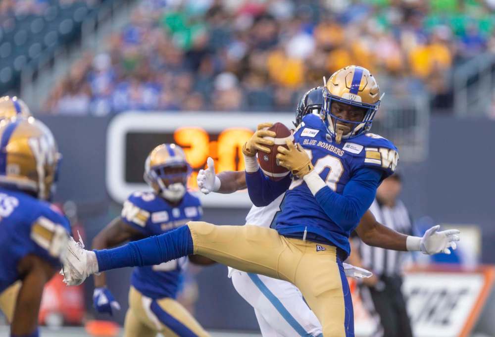 SASHA SEFTER / WINNIPEG FREE PRESS FILES
Winston Rose had nine interceptions for the Blue Bombers in 2019.