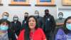 Kikiwani Mikisew Iskwew, sister of RCMP shooting victim, refered to only as Ray, speaks to media over Facebook from Thompson. (Facebook)