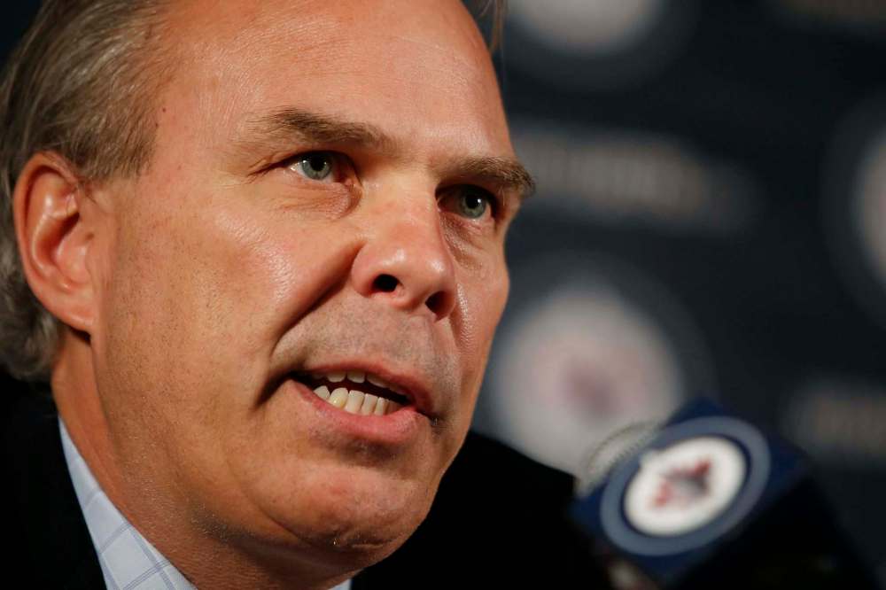 Kevin Cheveldayoff was cleared of any wrongdoing in the Chicago Blackhawks sex-assault scandal by NHL commissioner Gary Bettman. (John Woods / Winnipeg Free Press)