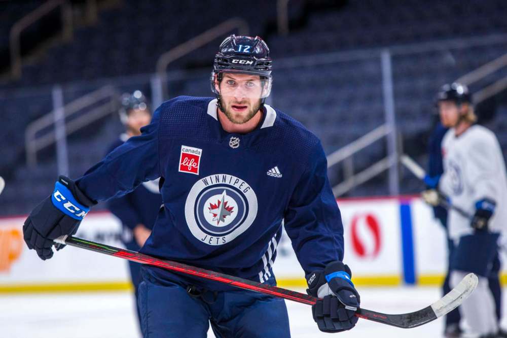 MIKAELA MACKENZIE / WINNIPEG FREE PRESS FILES
Jansen Harkins on his philosophy for staying in the Jets lineup: