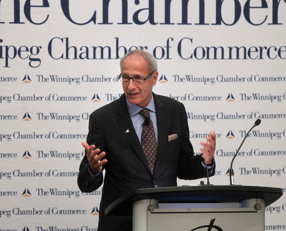 Wayne Glowacki/Winnipeg Free Press files
Jim August, who as general manager of the Winnipeg Core Area Initiative in the 1980s helped shepherd the development of Portage Place shopping centre and nearby apartment housing, The Forks, and other projects in the Exchange District, died Tuesday at 75 after a battle with dementia.