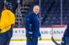 MIKAELA MACKENZIE / WINNIPEG FREE PRESS
Head coach Dave Lowry runs Jets practice at the Canada Life Centre in Winnipeg on Monday.