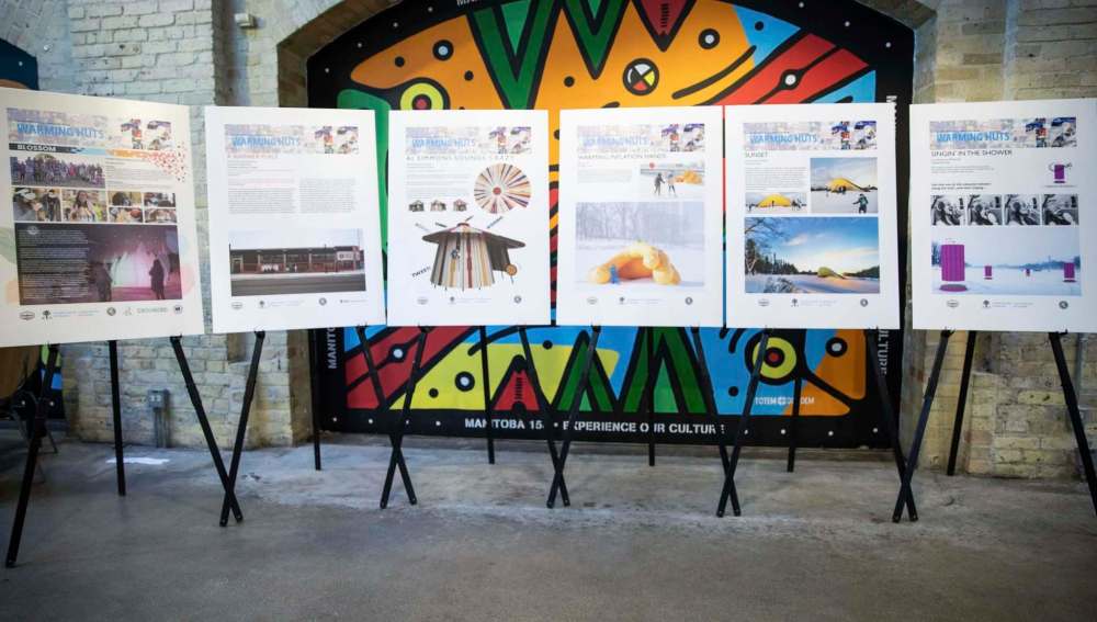 JESSICA LEE / WINNIPEG FREE PRESS
Warming Huts v.2022: An Arts + Architecture Competition on Ice presents its winning designs at the Forks Market.
