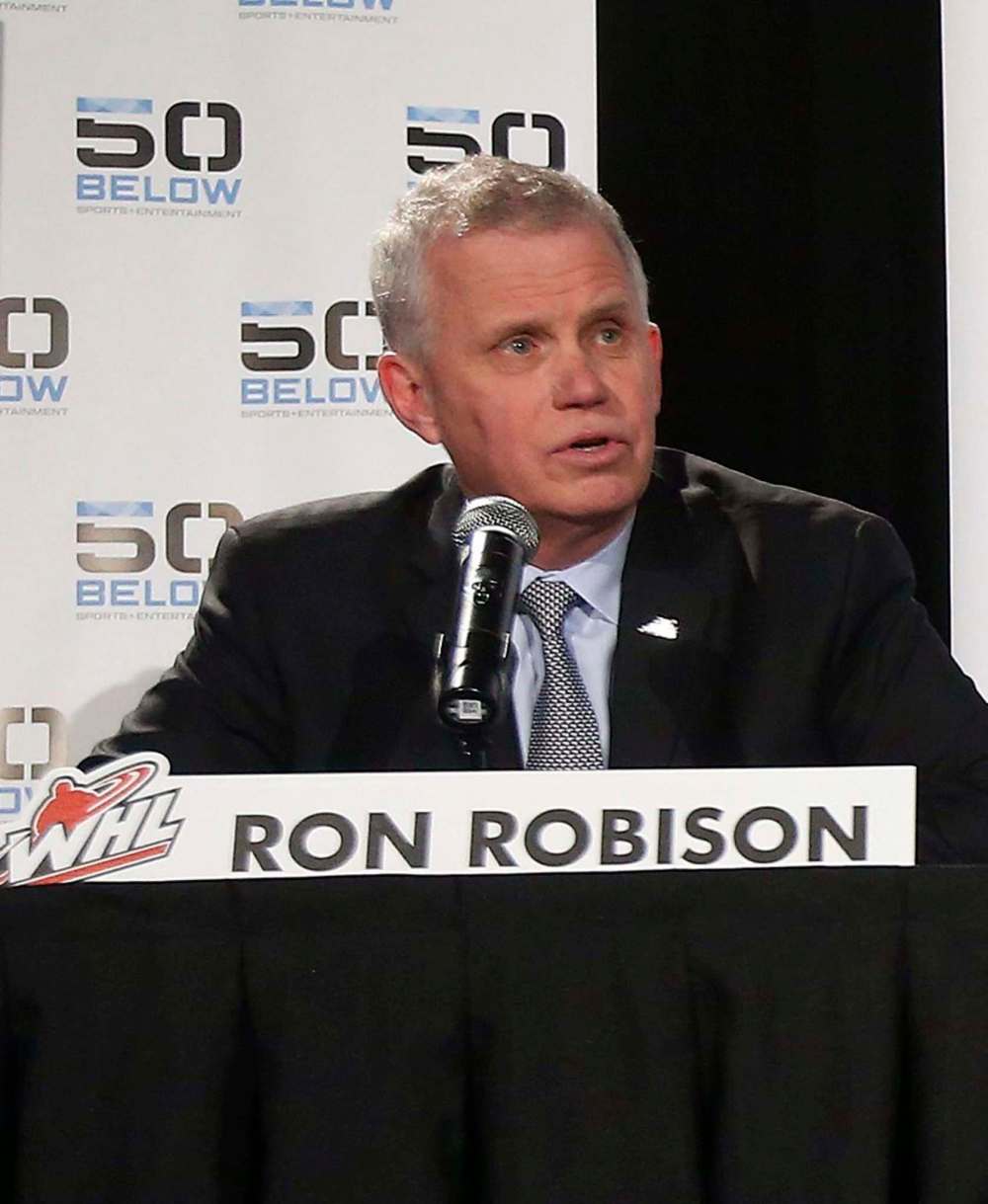 JOHN WOODS / WINNIPEG FREE PRESS FILES
WHL Commissioner Ron Robison.