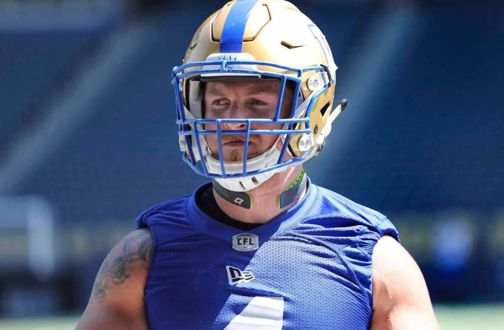 RUTH BONNEVILLE / WINNIPEG FREE PRESS FILES
Adam Bighill: not taking bye week off.