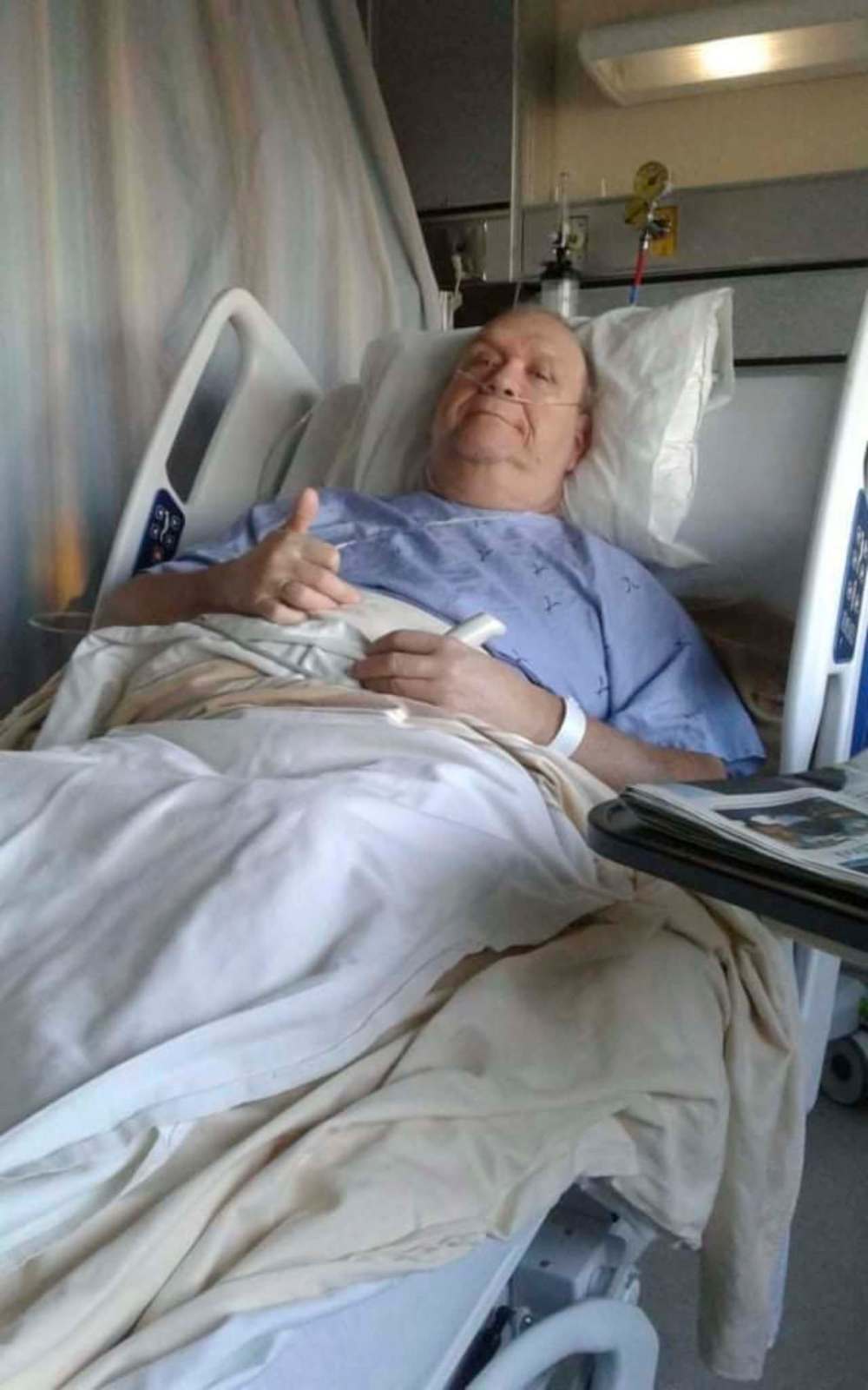 Gregory Halabut has been shepherded between different hospitals. (Supplied)