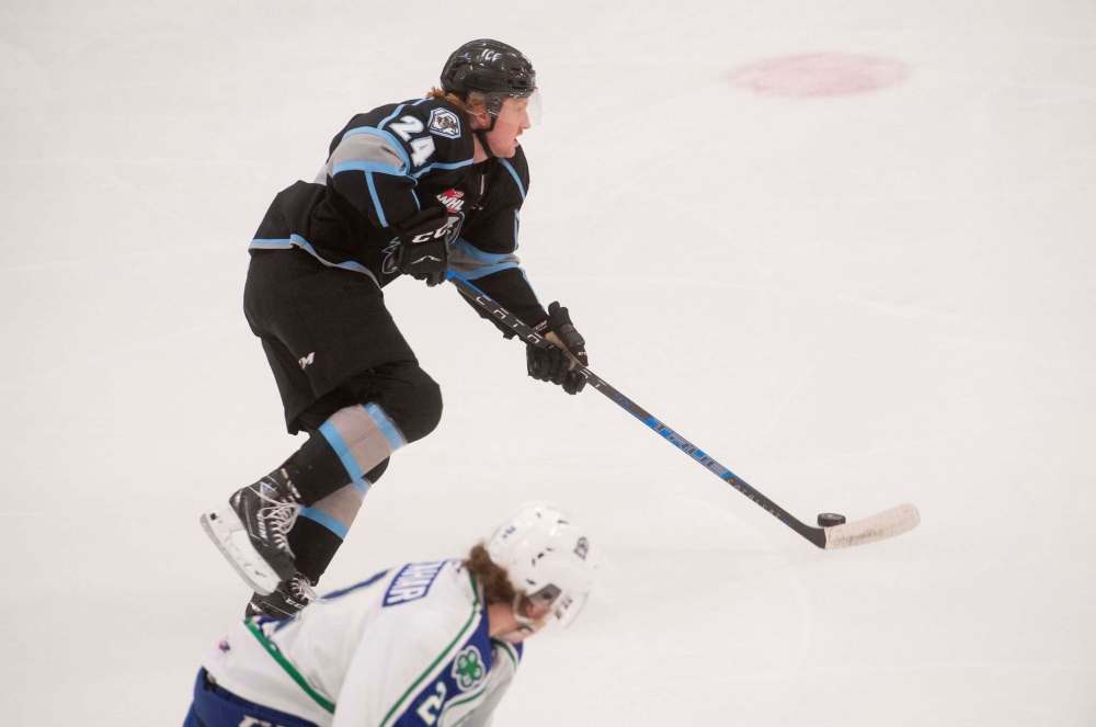 Mike Sudoma / Winnipeg Free Press files
Mikey Milne was the Kootenay Ice's eighth-round (155th overall) pick in the 2017 WHL Draft. He is among the league's top goalscorers this season.
