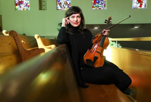 RUTH BONNEVILLE / WINNIPEG FREE PRESS
Virtuosi Concerts’ new artistic director Jennifer Thiessen credits her successes to the kind of ‘surly stubbornness’ that characterizes both farmers and musicians.