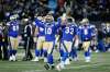 John Woods
/ The Canadian Press
Winnipeg Blue Bombers' Nic Demski (10) and Andrew Harris (33) celebrate a win over the Saskatchewan Roughriders in the CFL western final in Winnipeg, Sunday, Dec. 5, 2021.