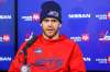 MIKE DEAL / WINNIPEG FREE PRESS
Winnipeg Jets Adam Lowry talks about the resignation of head coach Paul Maurice and his father taking over the team as interim head coach.