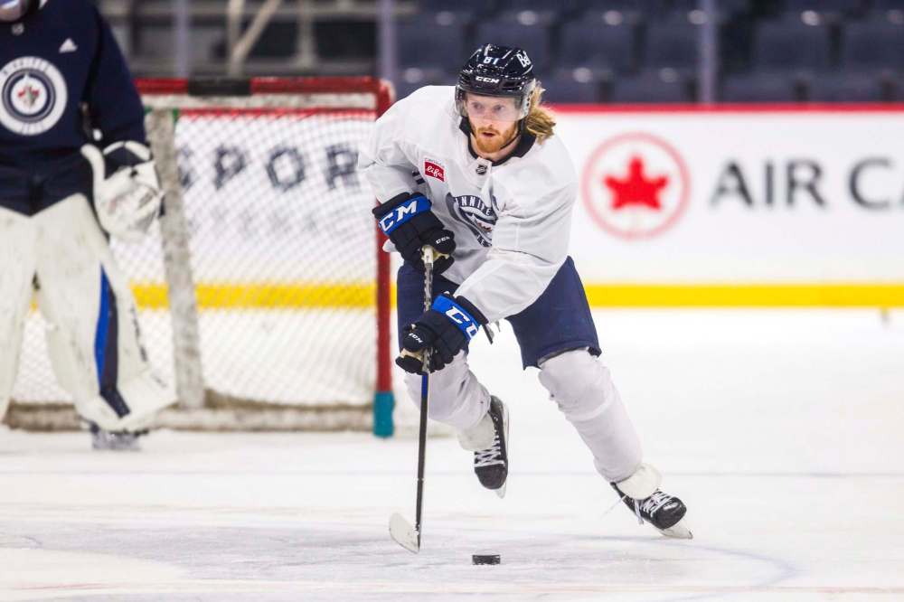 MIKAELA MACKENZIE / WINNIPEG FREE PRESS
Jets leading scorer Kyle Connor was looking forward to representing the U.S. at the Beijing Winter Olympics.
