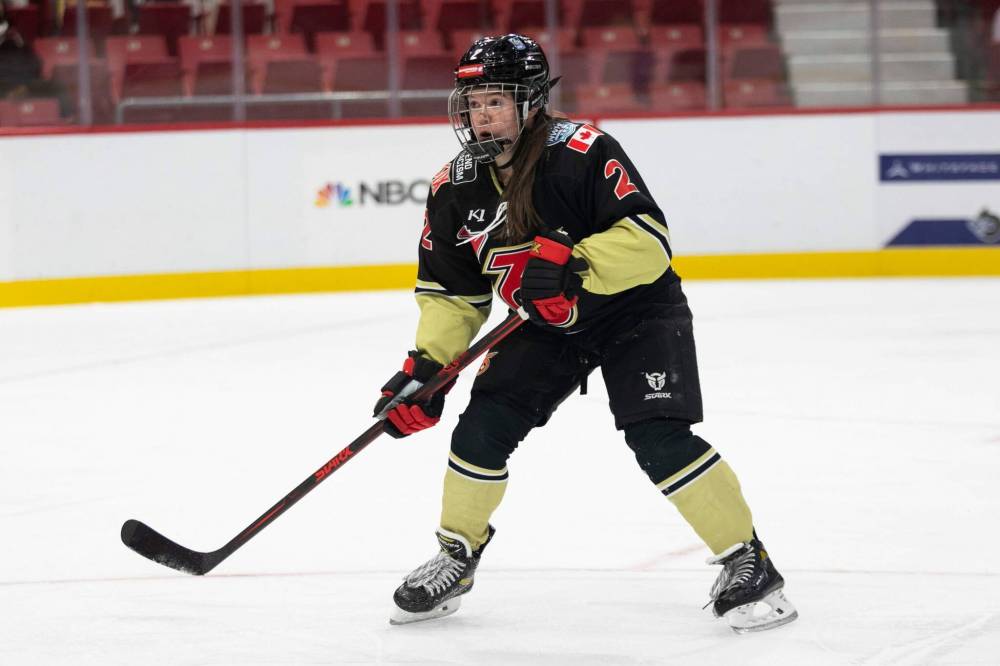 Taylor Woods, a defenceman with the Toronto Six, says recent developments with the Premier Hockey Federation are a great step. (Michelle Jay photo NWHL)