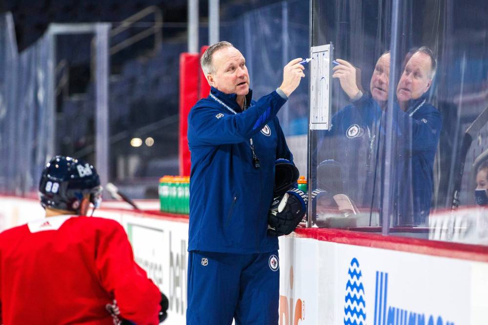 The Jets are 4-6-2 under interim coach Dave Lowry. (Mikaela MacKenzie / Winnipeg Free Press files)