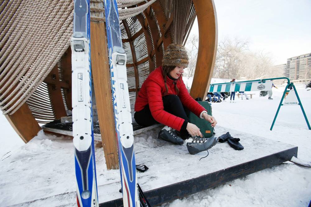 JOHN WOODS / WINNIPEG FREE PRESS
Somers says the use of active transportation to get to work, even in winter, is a lifestyle choice.