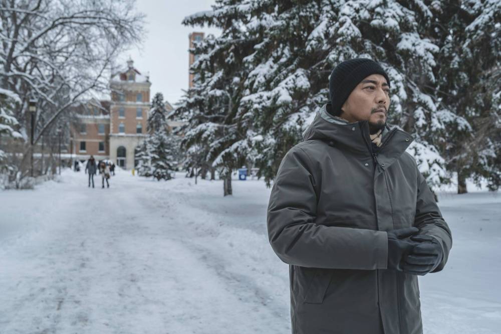 10107038 Manitoba Inc.
Chinese star Zhang Hanyu plays a grieving father in Unspoken, which filmed in Winnipeg earlier this year.