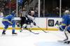 Jets centre Pierre-Luc Dubois’  visit to New York City took a turn for the weird when he tested positive for COVID-19 and had to quarantine there. (Scott Kane / The Associated Press files)