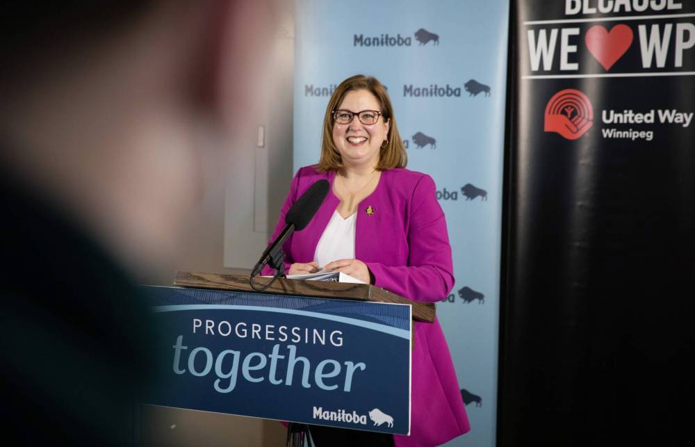 Mental Health Minister Sarah Guillemard: plan will prioritize partnerships with Indigenous groups. (Jessica Lee / Winnipeg Free Press)