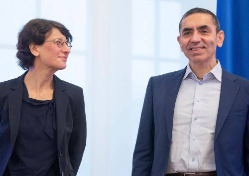 Boris Roessler / The Associated Press files
BioNTech co-founders Ozlem Tureci (left) and Ugur Sahin.