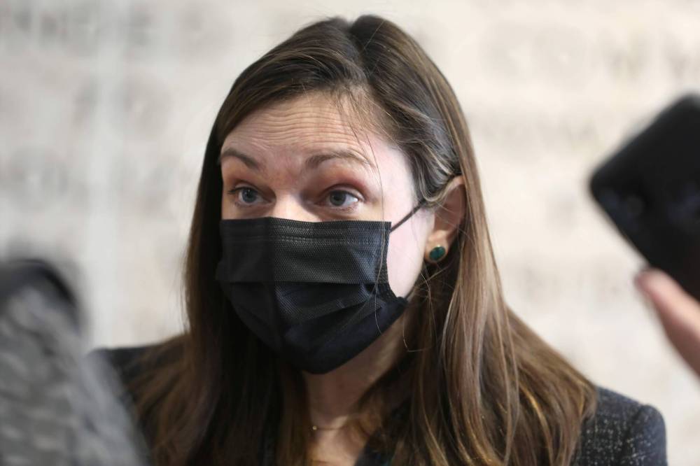 Coun. Sherri Rollins accused the police of failing to provide enough detail about the protest response. (Ruth Bonneville / Winnipeg Free Press)