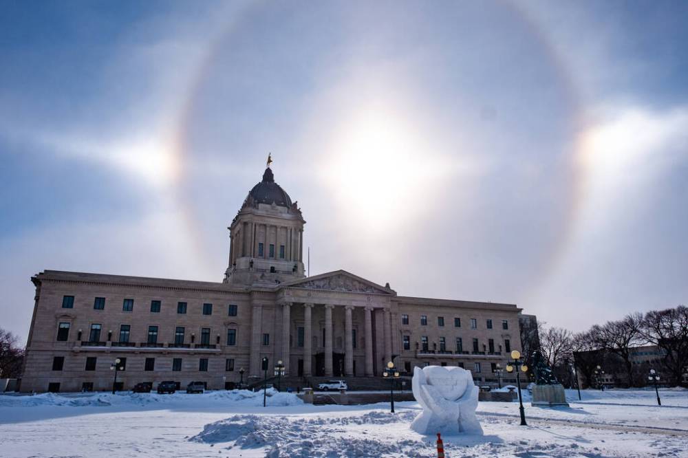 Reopening plans for the Legislative Building are underway. (Daniel Crump / Free Press files)