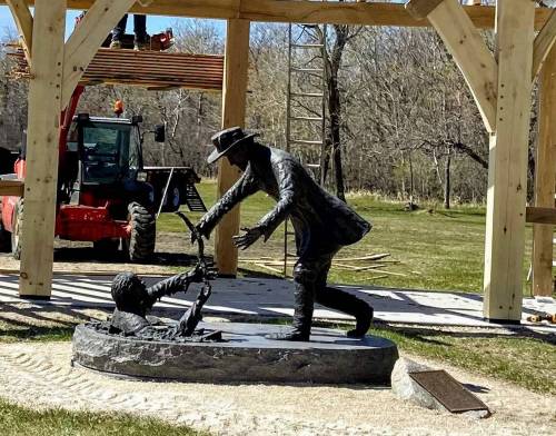 Submitted 
Dirk Willems Peace Garden at Mennonite Heritage Village in Steinbach, the terminus of the Manitoba Peace Trail.