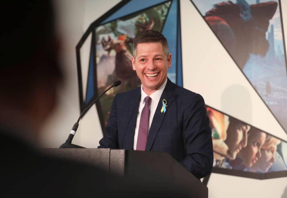 RUTH BONNEVILLE / WINNIPEG FREE PRESS
‘The fact that we are two years into a pandemic and they’re making this level of an investment is just a tremendous vote of confidence,’ says Mayor Brian Bowman.