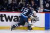Mason Appleton was back in a Winnipeg Jets uniform for the team’s home game against the Vegas Golden Knights Tuesday. (Fred Greenslade / The Canadian Press)
