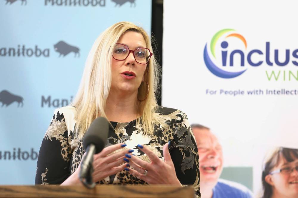 RUTH BONNEVILLE / WINNIPEG FREE PRESS
The North End Women’s Centre had relied on the federal government to fund its transitional housing program, but that funding is ending, so the province stepped in, Families Minister Rochelle Squires stated in a news release Wednesday.