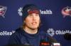 Patrik Laine says he feels comfortable being in Columbus. (Mike Deal / Winnipeg Free Press)