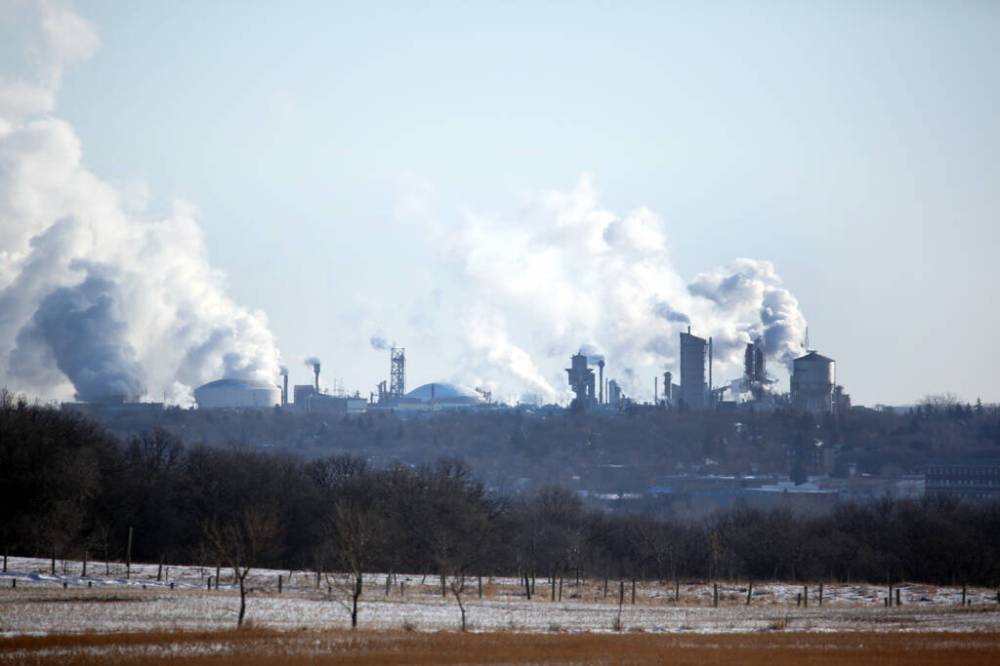 MATT GOERZEN / THE BRANDON SUN
Manitoba would go from the eighth out of 13 for emissions per person in 2005, to the fifth most-polluting in 2030.