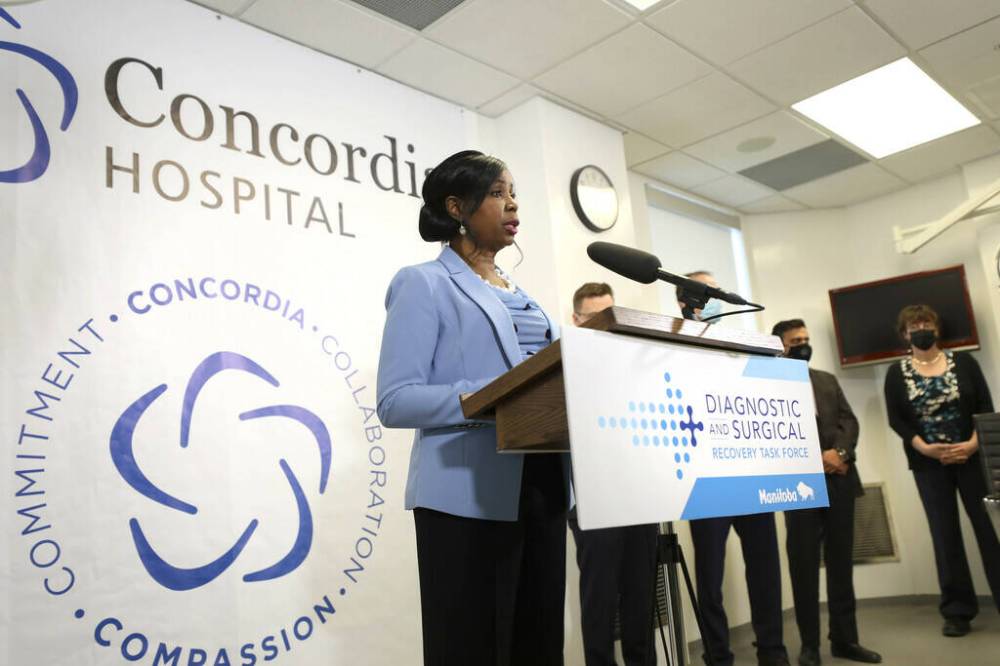 RUTH BONNEVILLE / FREE PRESS FILES
Health Minister Audrey Gordon said public health officials decide which data the province will share with federal officials. She refused to comment on the absence of federal modelling for Manitoba.