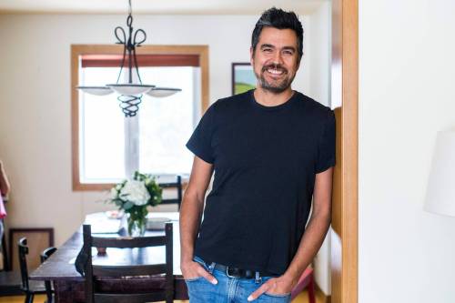 MIKAELA MACKENZIE / WINNIPEG FREE PRESS
David A. Robertson, won a Governor General’s Literary Award (Young People’s Literature - Illustrated Book) for his book On the Trapline.