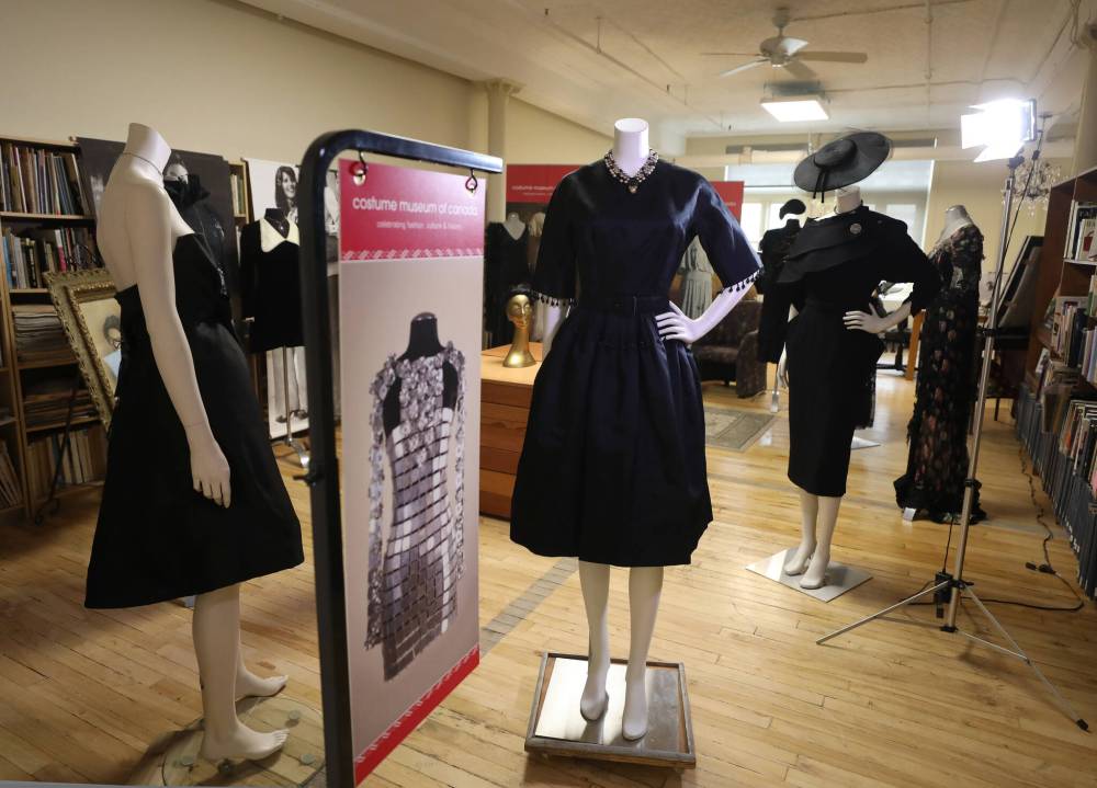 RUTH BONNEVILLE / WINNIPEG FREE PRESS
The Costume Museum of Canada has a new exhibit focusing on the little black dress.