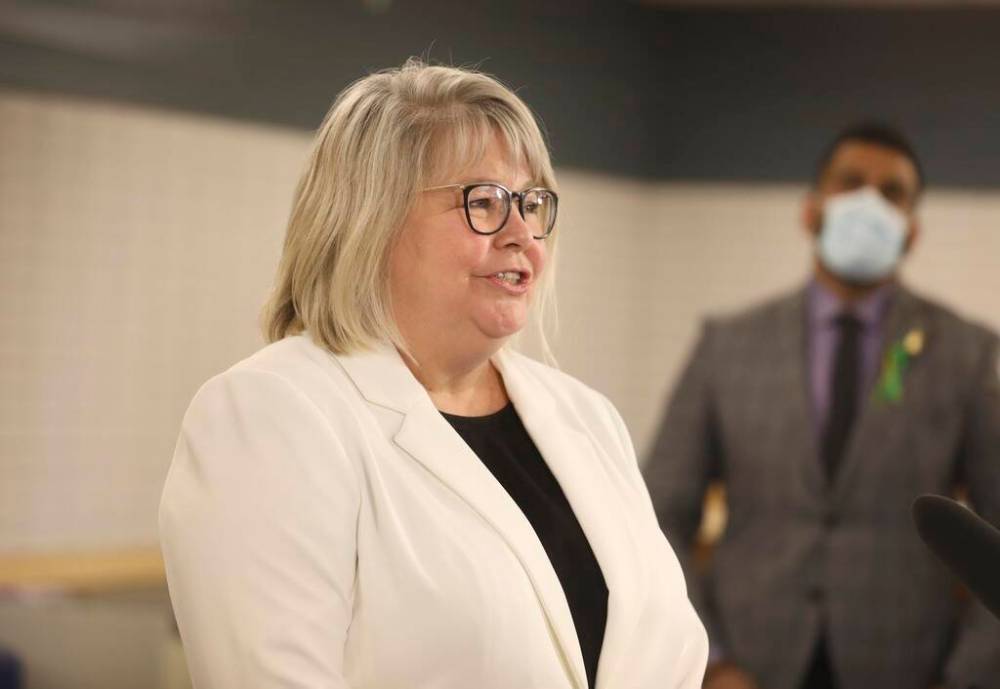 RUTH BONNEVILLE / WINNIPEG FREE PRESS
“It invests in our children with diverse learning needs who require and benefit from that intentional, student-specific planning and deserve a system that wraps around them and their families in support and care,” said Kendra Gowler, president, Student Services Administrators’ Association of Manitoba.